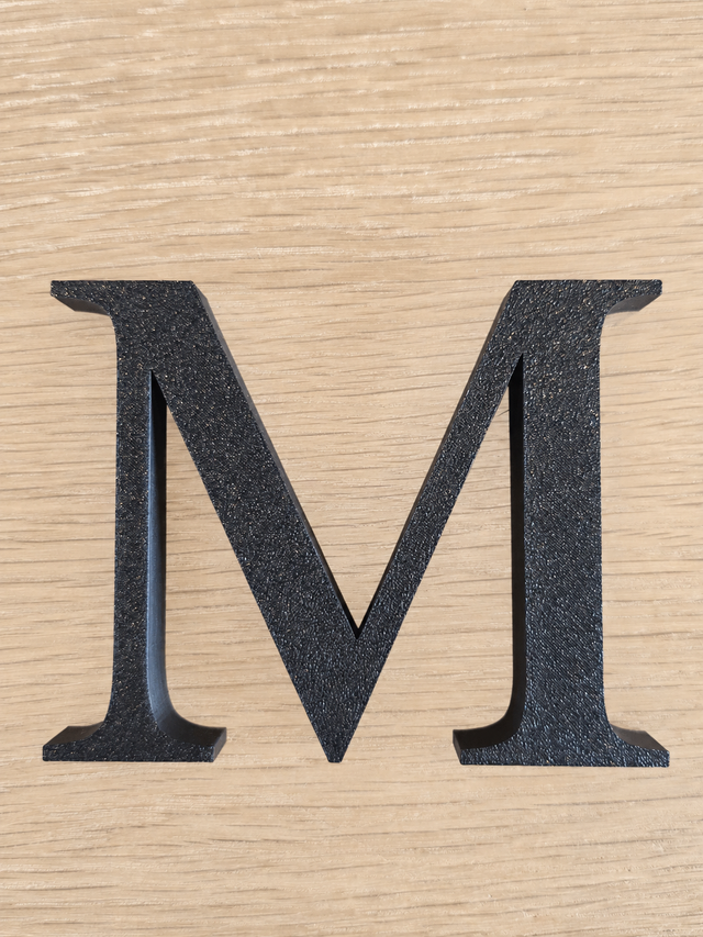 Matte Black HOME Letters – Freestanding